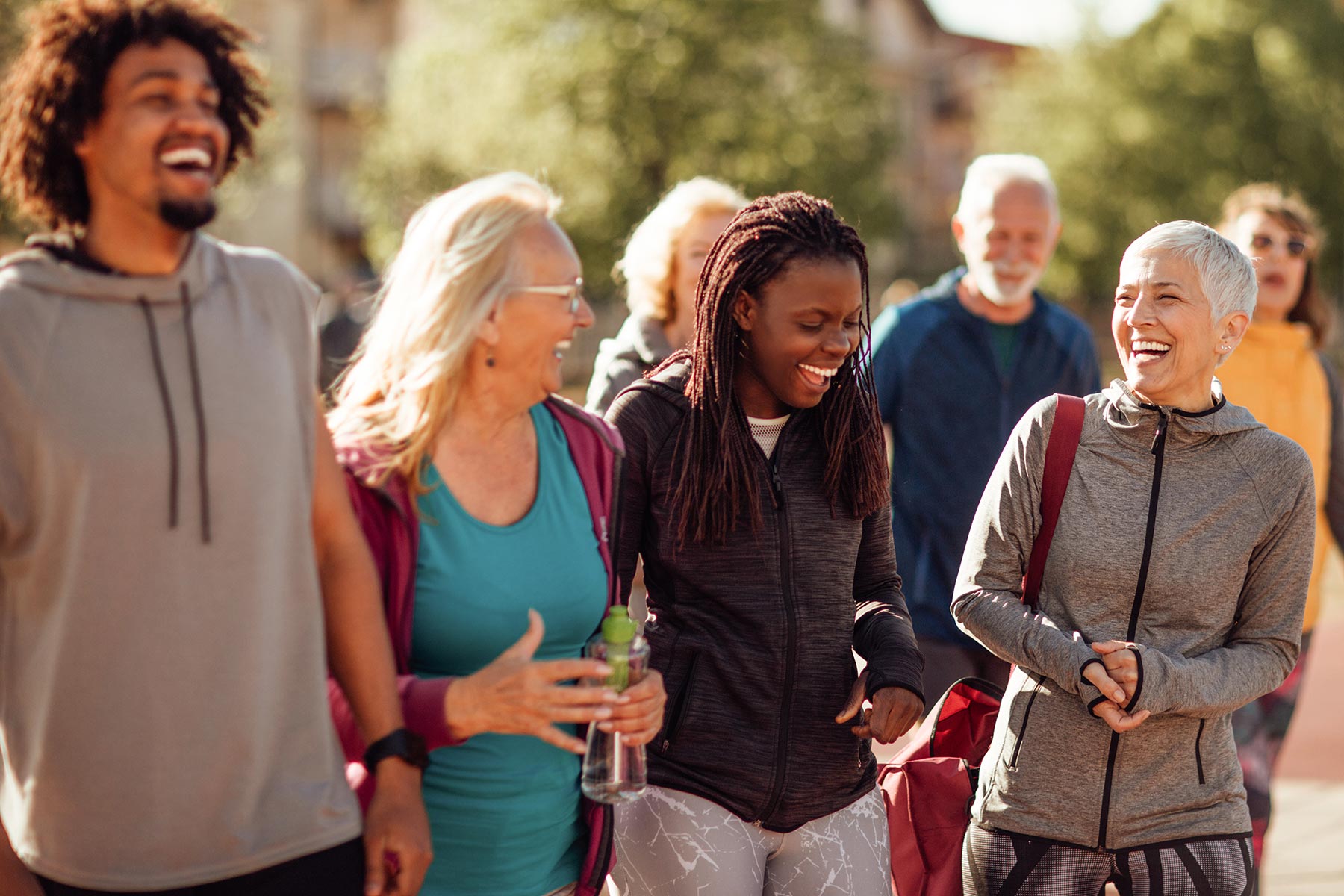 People Outside Laughing - Minnesota Suicide Prevention