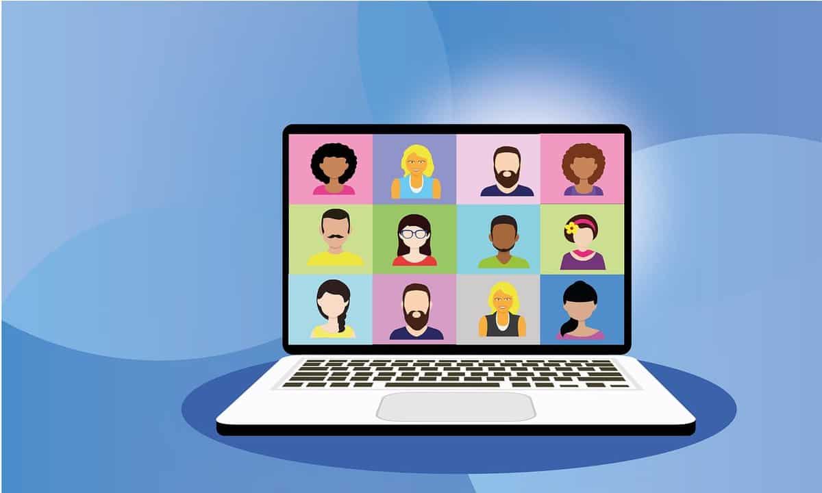 Video Conference Graphic Image
